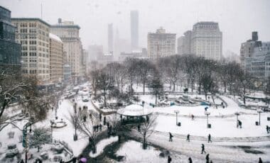 Snowfall in NYC