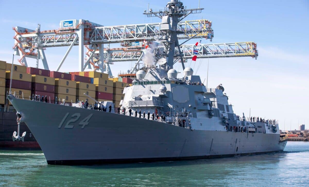 Navy Expands Its Fleet with a New Warship Packed with Advanced Strike Systems. ©USS Harvey C. Barnum JR - DDG 124 Meta