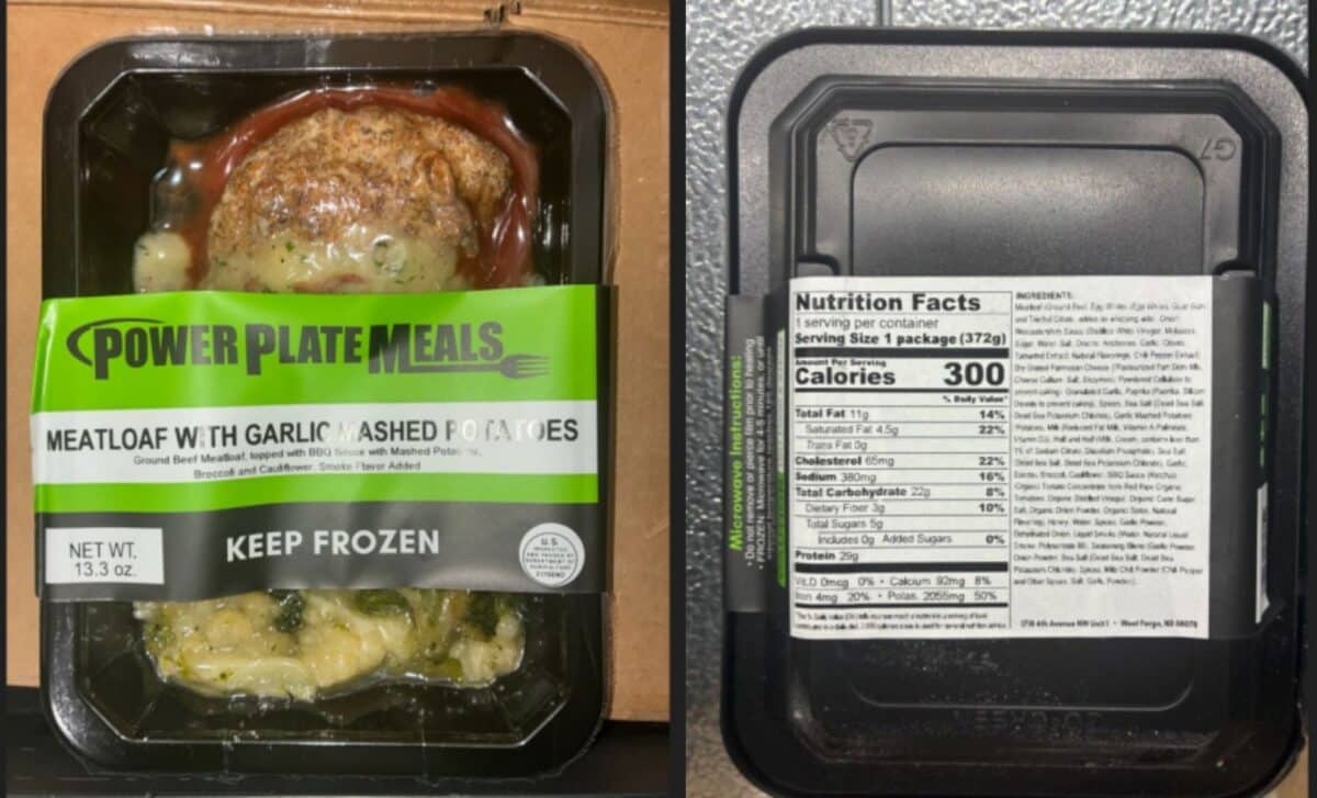USDA Issues Urgent Recall for Frozen Meals After Hidden Allergen Is Found