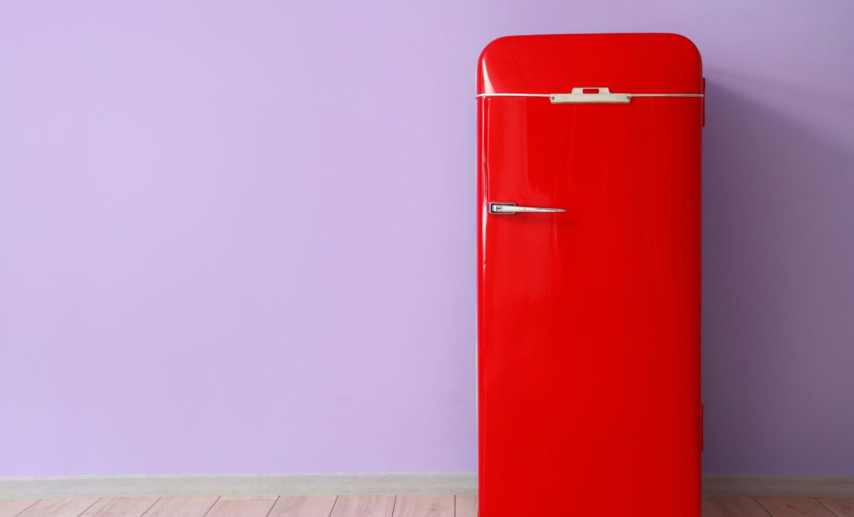 Red Retro Fridge