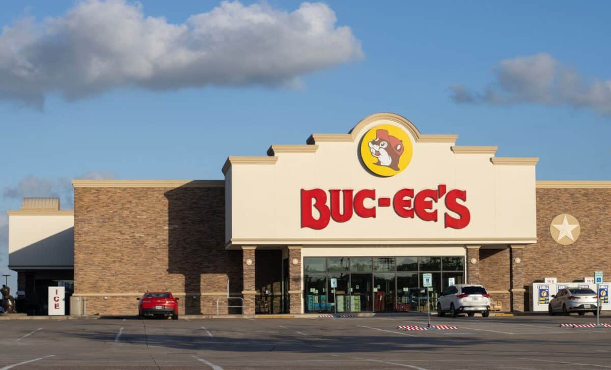 Front view of the Buc-ee’s store in Texas City, Texas.