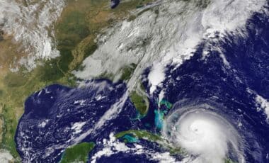 Hurricane from space