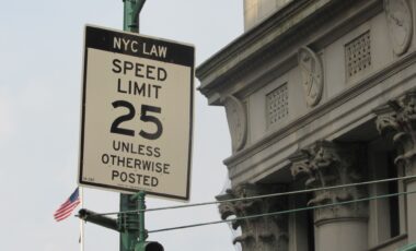 New York City Speed Limit Sign