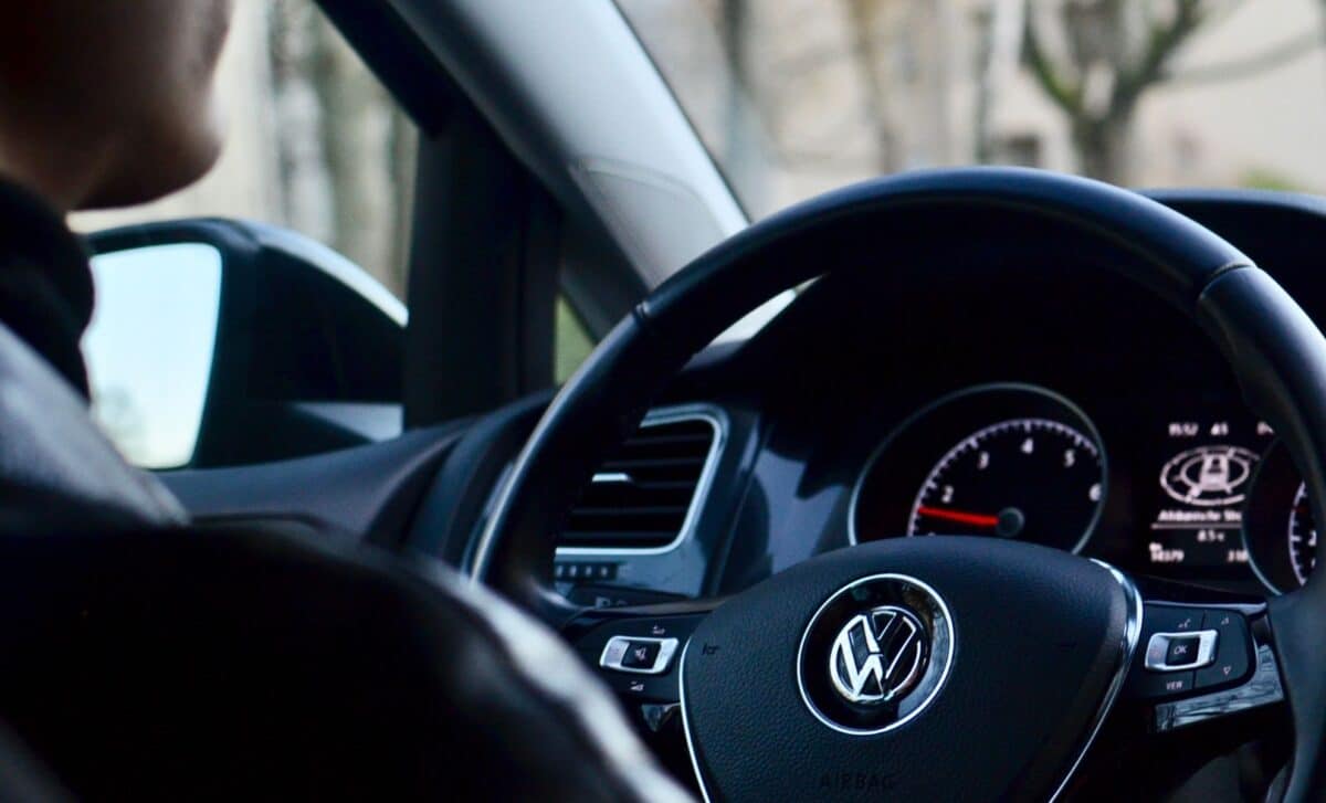 Volkswagen steering wheel
